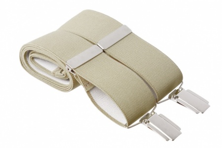 Plain Beige Mens Braces